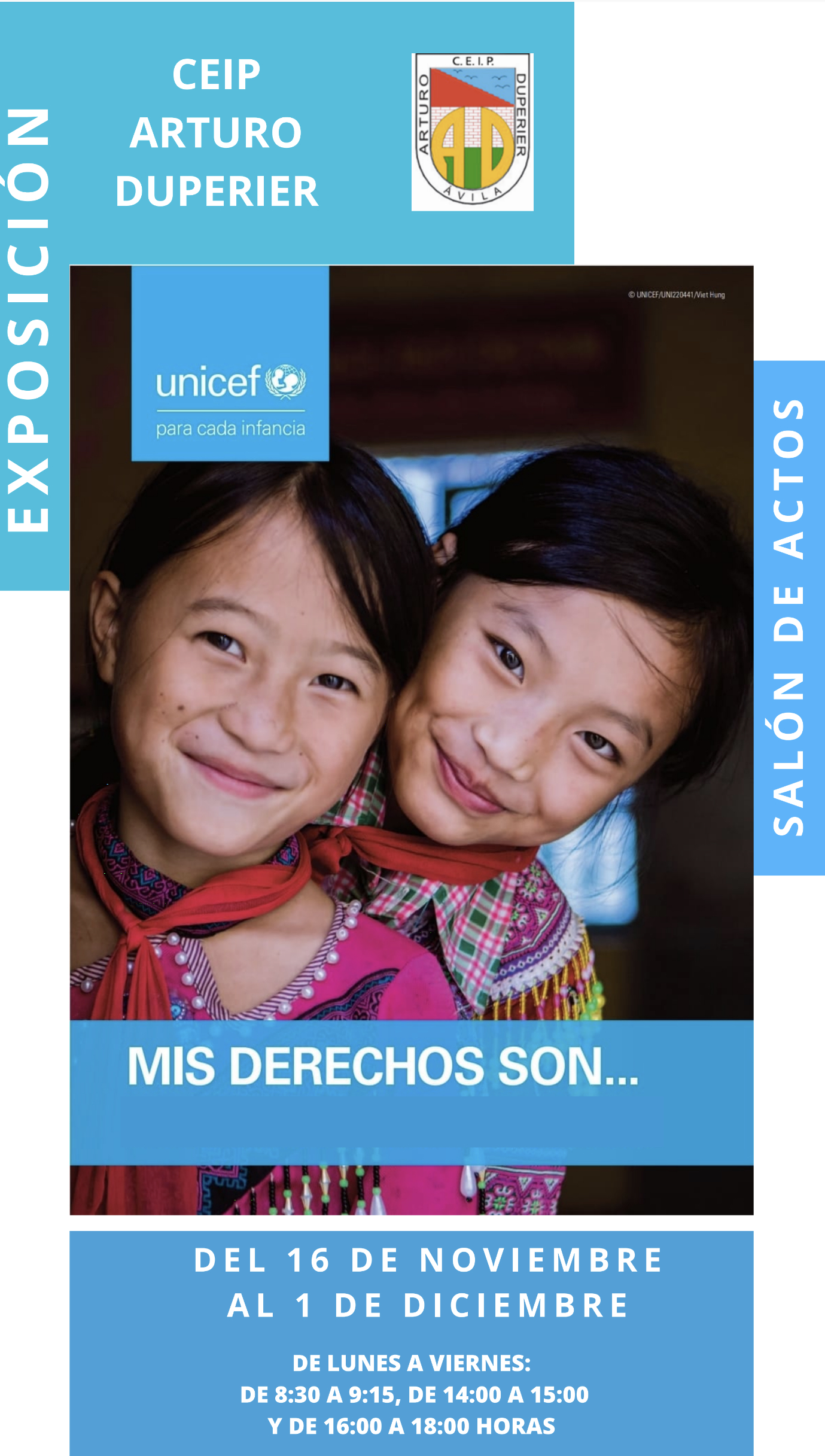 CARTEL CANDIDATURA UNICEF